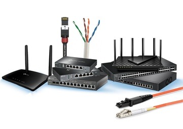 CAT6 Cables, Netowrk Switches, Cables, Routers, Wifi Modems and Accessories