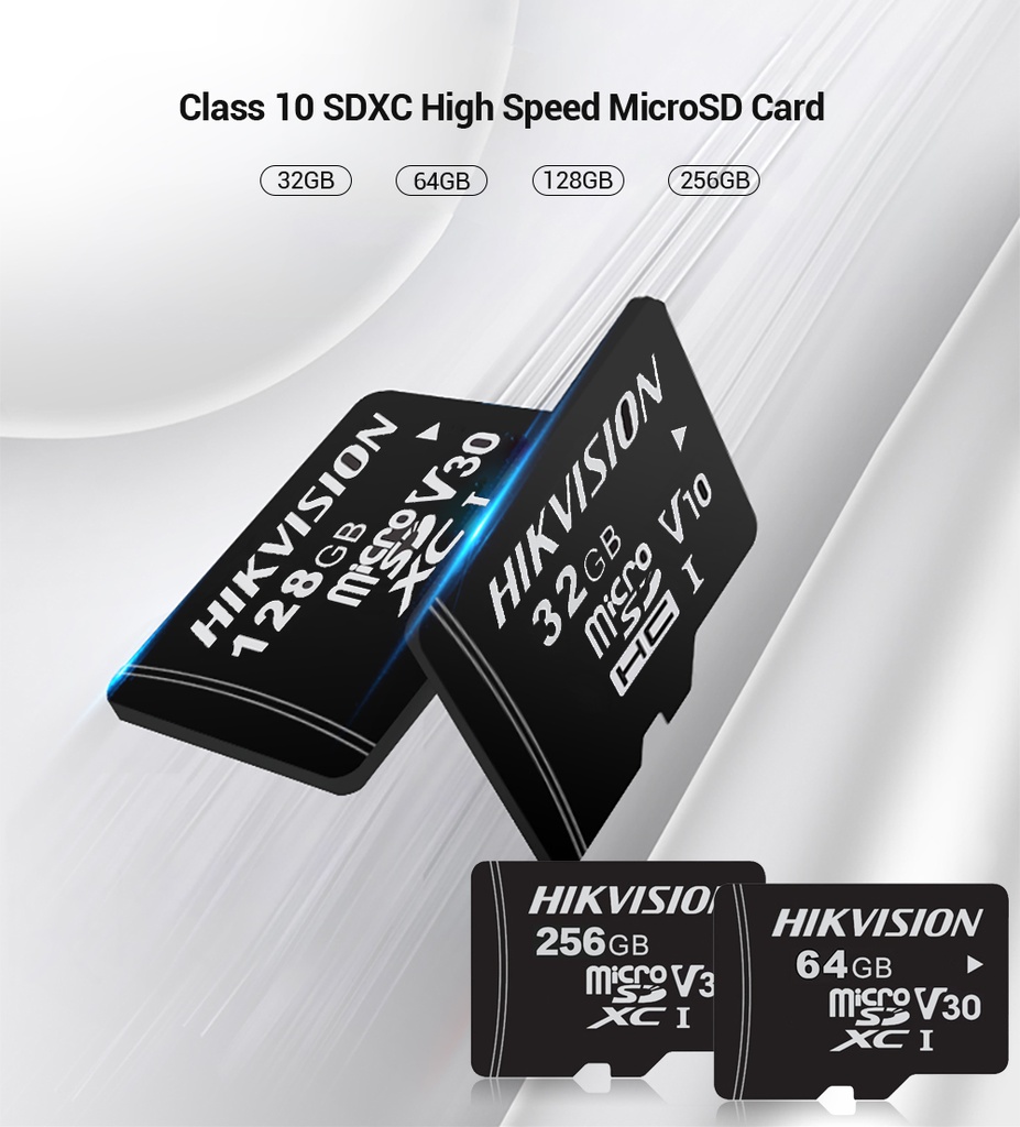 CLASS 10 SDXC High Speed MicroSD Cards