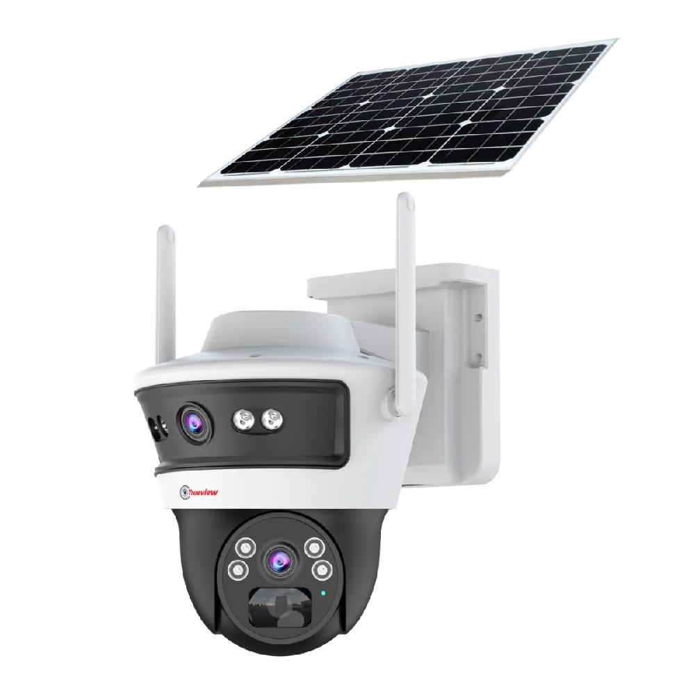 TRUVIEW T18200 3MP Dual Lens 4G PTZ Camera with Solar Panel