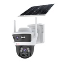 TRUVIEW T18200 3MP Dual Lens 4G PTZ Camera with Solar Panel