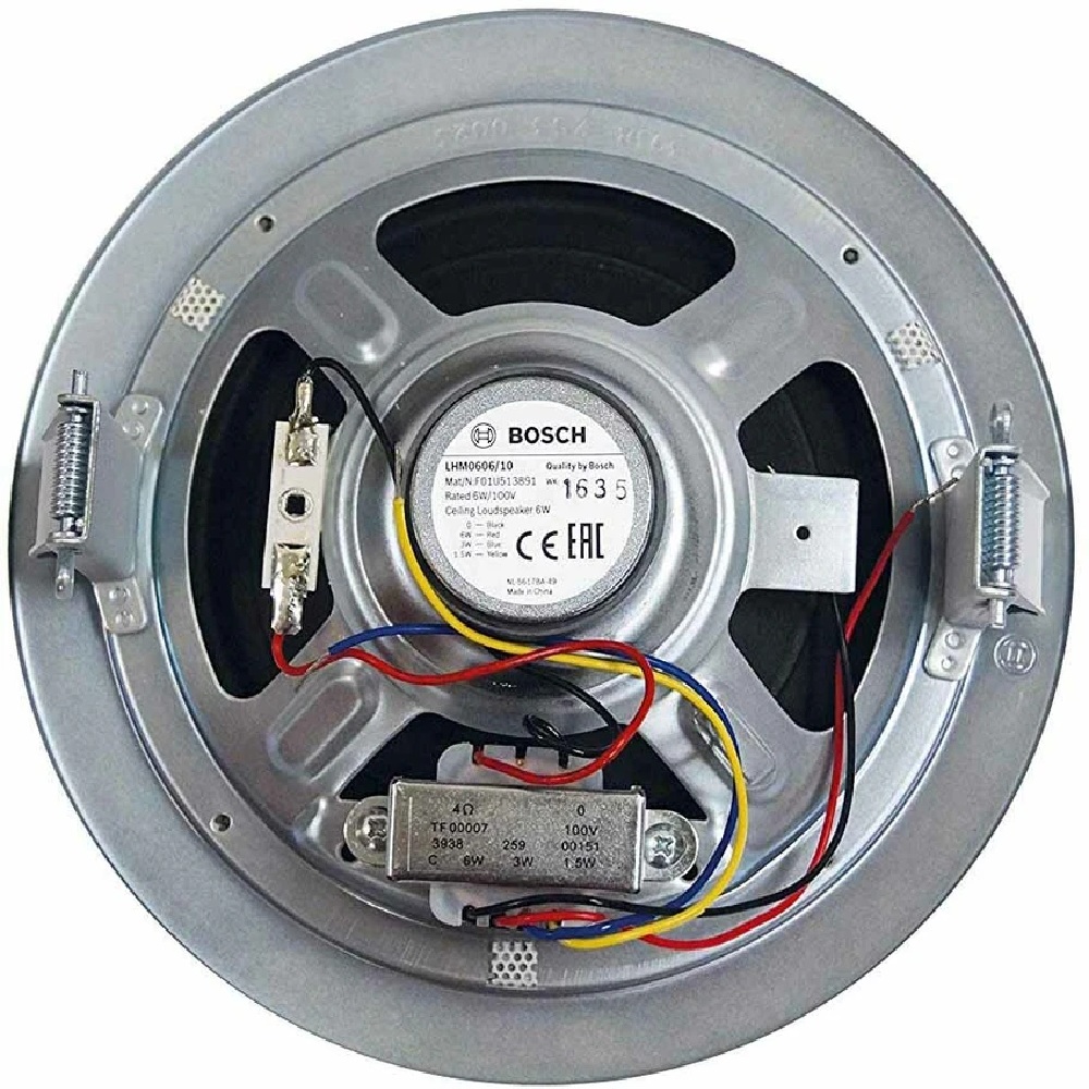 BOSCH LC3-UM06-IN 6W METAL CEILING SPEAKER BACK SIDE