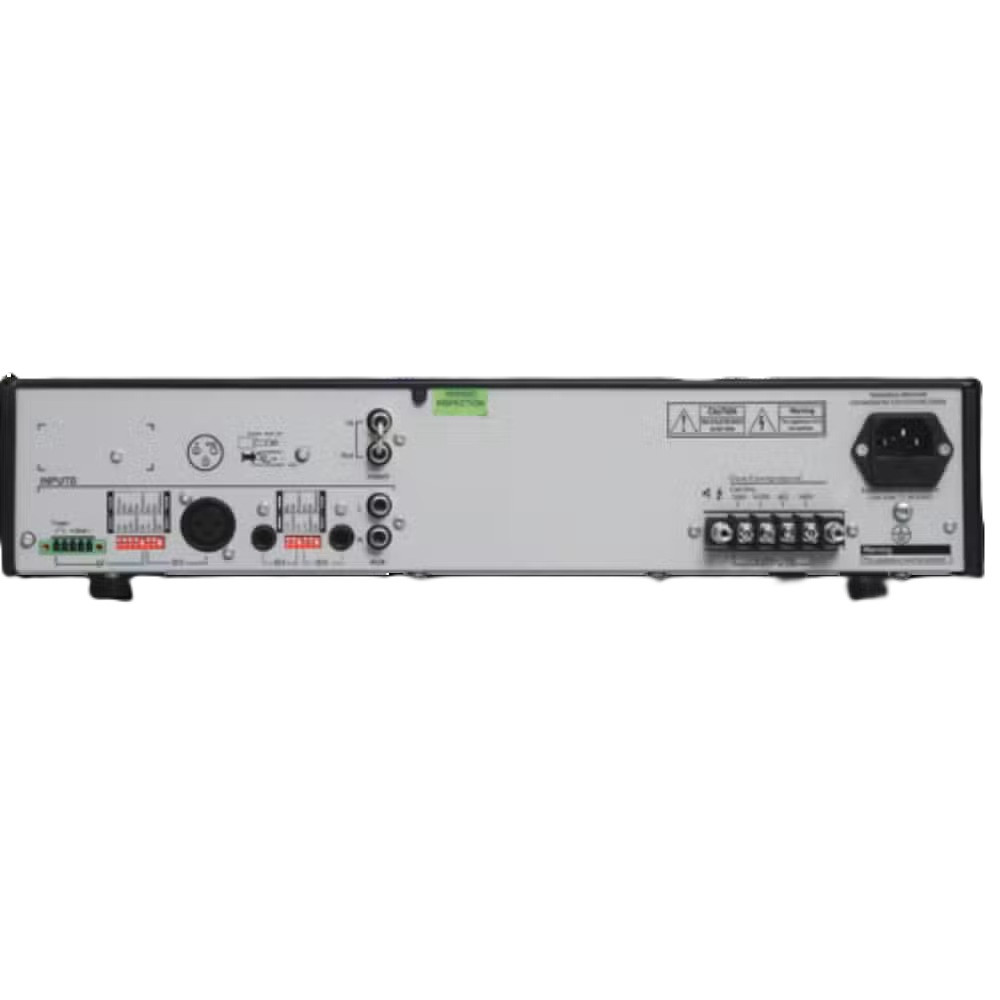 BOSCH PLE-1ME120-3IN BT USB MIXER AMPLIFLIER REAR CONNECTION VIEW