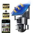 AADI Dual Lens 4K PTZ Camera WIFI with Solar Panel