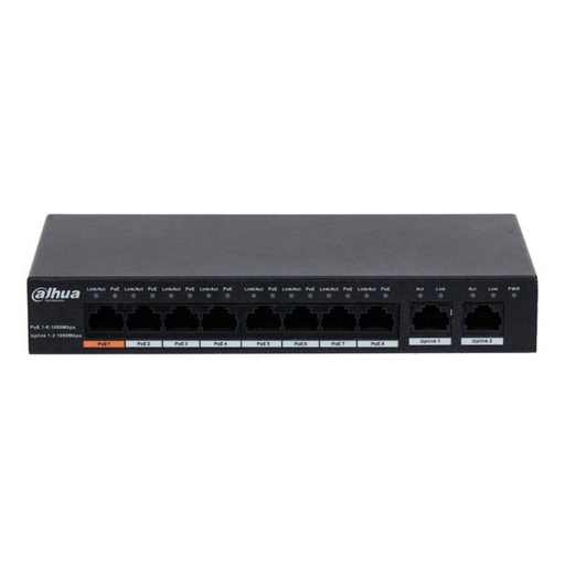 DAHUA DH-PFS3010-8GT-65 GIGABIT 8 PORT POE SWITCH