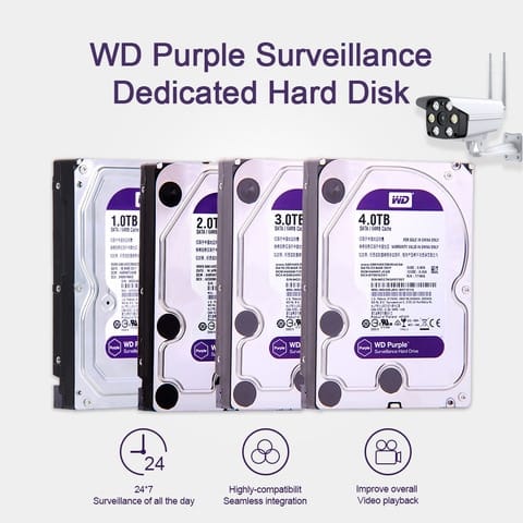 Western Digital Purple Refurbished Hard Drives (500GB)