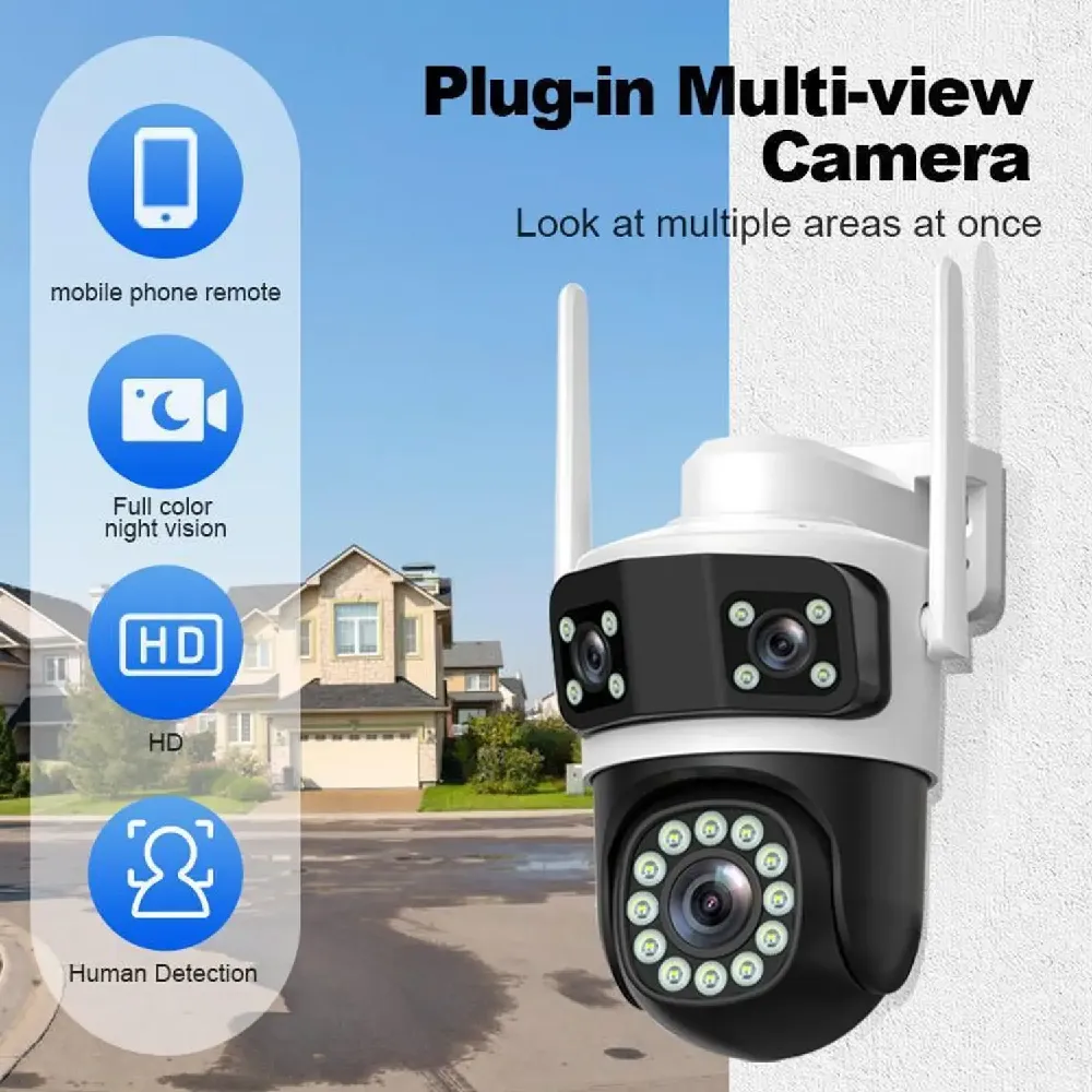 SECUREMAX SM-1005-A 3MP TRIPLE LENS 4G PT CAMERA