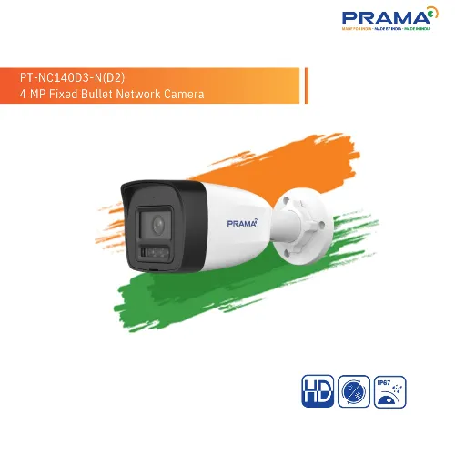 PRAMA PT-NC140D3-N D2 4MP DUAL LIGHT IP BULLET CAMERA
