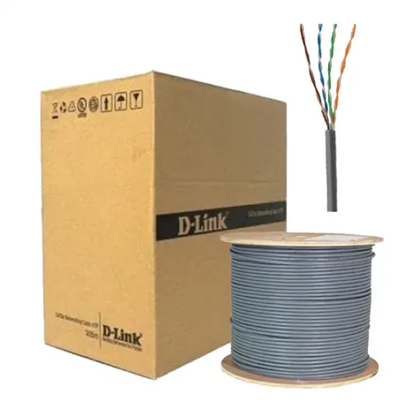 Dlink 23AWG 100M CAT5e UTP Indoor Network Cable (Red)