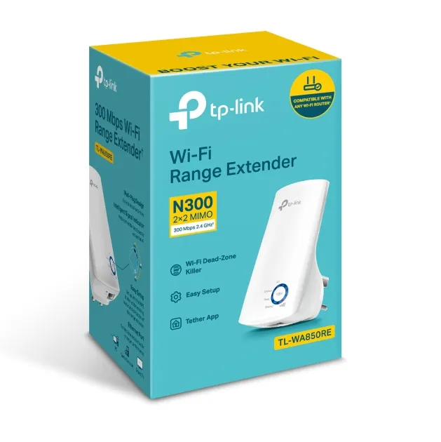 TPLINK TL-WA850RE 300MBPS WI-FI RANGE EXTENDER